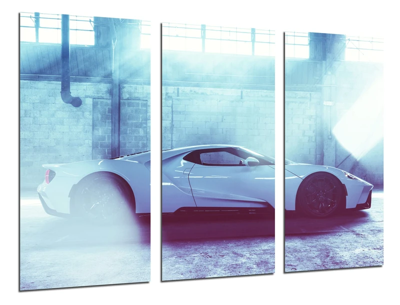 Cuadros Camara Modern Photographic Picture Sports Car Ford GT 2018 97 x 62 cm Ref 27217