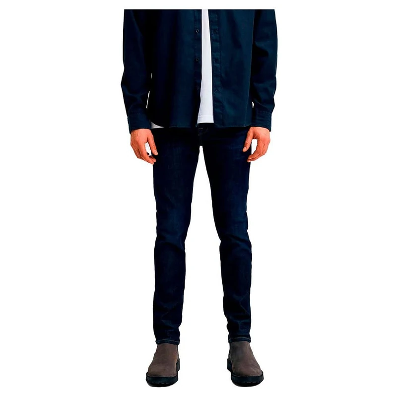 SELECTED HOMME Men's SLH175-SLIMLEON 6291 DB Super JNS W NOOS Jeans, Dark Blue Denim, 32 W/36 L