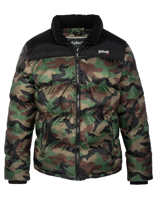 Schott NYC UTAH Unisex Jacket, Camouflage, XS