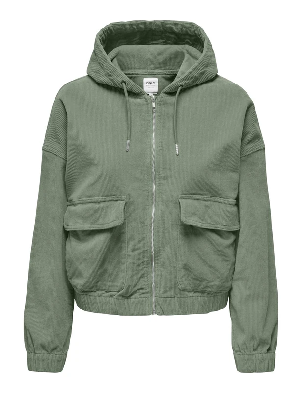 ONLY Womens Onlkenzie L/S CC PNT Cord Jacket, Lily Pad, S UK