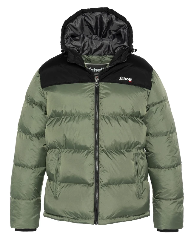 Schott NYC UTAH2 Unisex Jacket, Sage Khaki, XS