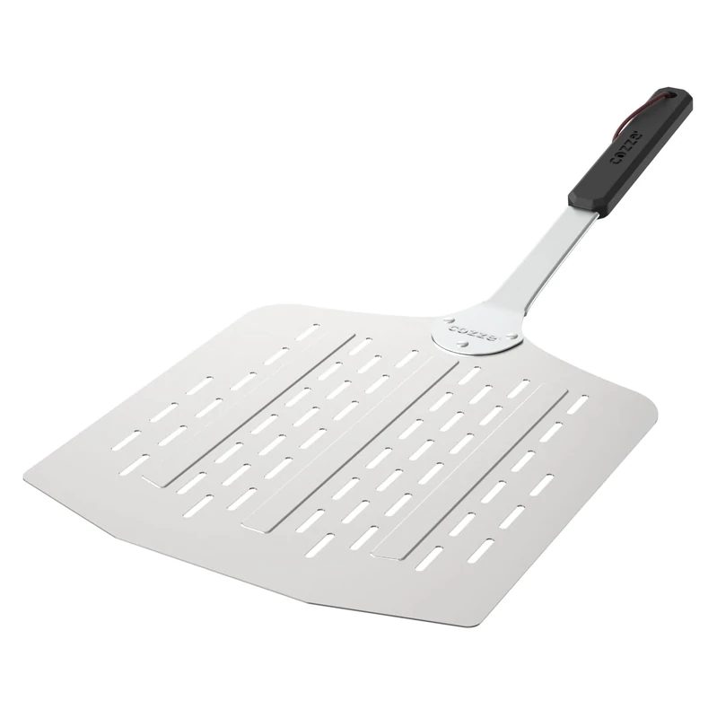 cozze® Lightweight Pizza Spatula with Holes - Effortless Serving and Enjoying Perfect Pizzas 75 x 40 x 35 cm Aluminium