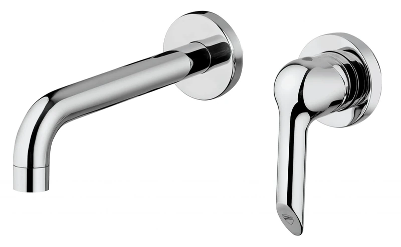 Ducati HD100 Chrome Wall Mounted Washbasin Mixer