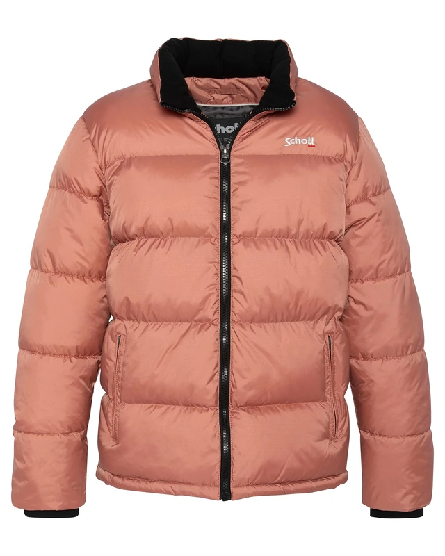 Schott NYC Idaho Puffer Jacket, Rosewood, XS