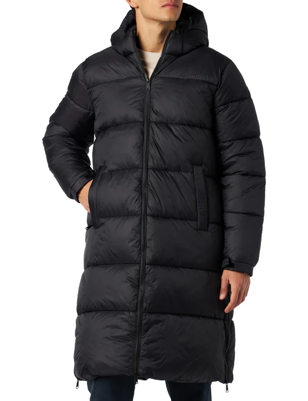 Schott NYC Men's Stark2rs Puffer Jacket, Black, M