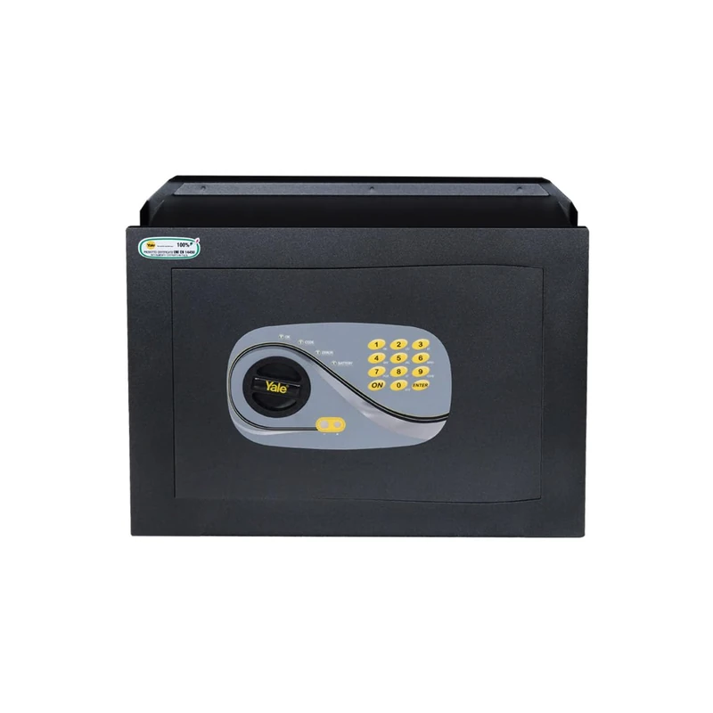 Yale Wall safe Y3260520 black, opening with electronic combination, dim. Exterior 460x340x200 mm