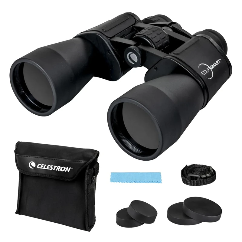 Celestron EclipSmart 12x50 Porro Solar Binocular with 5 Degree Angle of View
