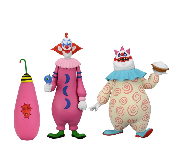 NECA Killer Klowns From Outer Space Toony Terrors Slim & Chubby 2Pk - Image 1