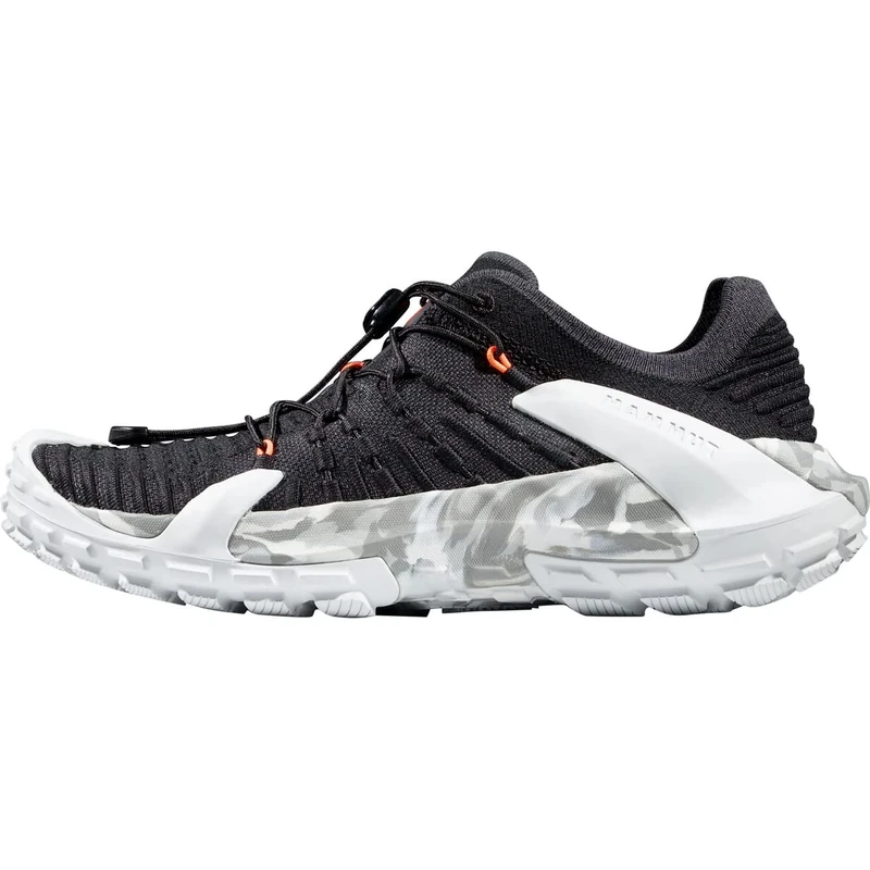 Mammut Women's Hueco Knit II Low Approach & Hiking Shoes, Black L Ice Gray, 11.5 UK