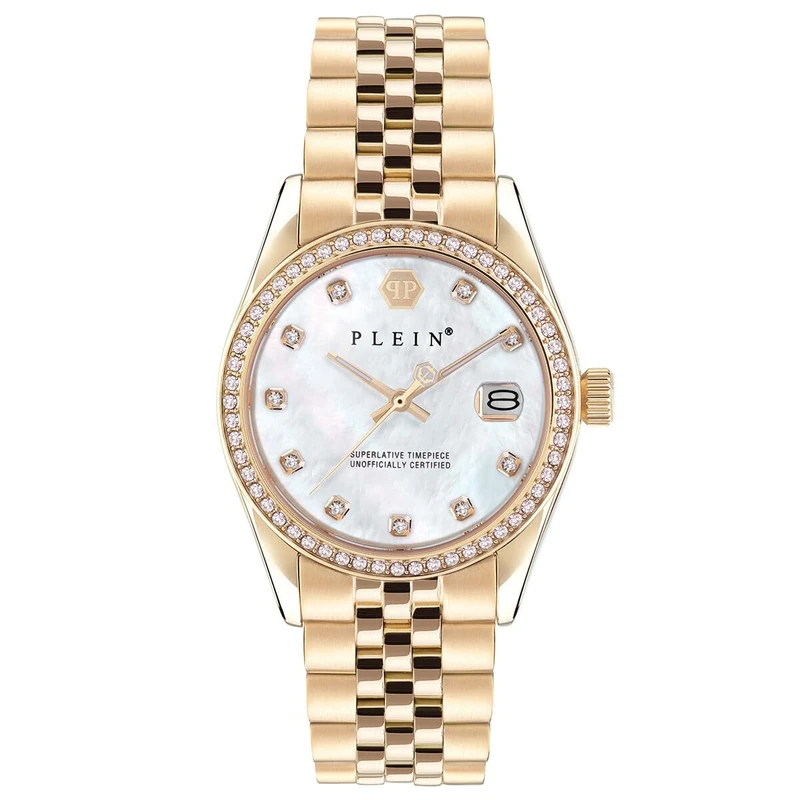 Philipp Plein Women Analogue Quartz Watch Date Superlative