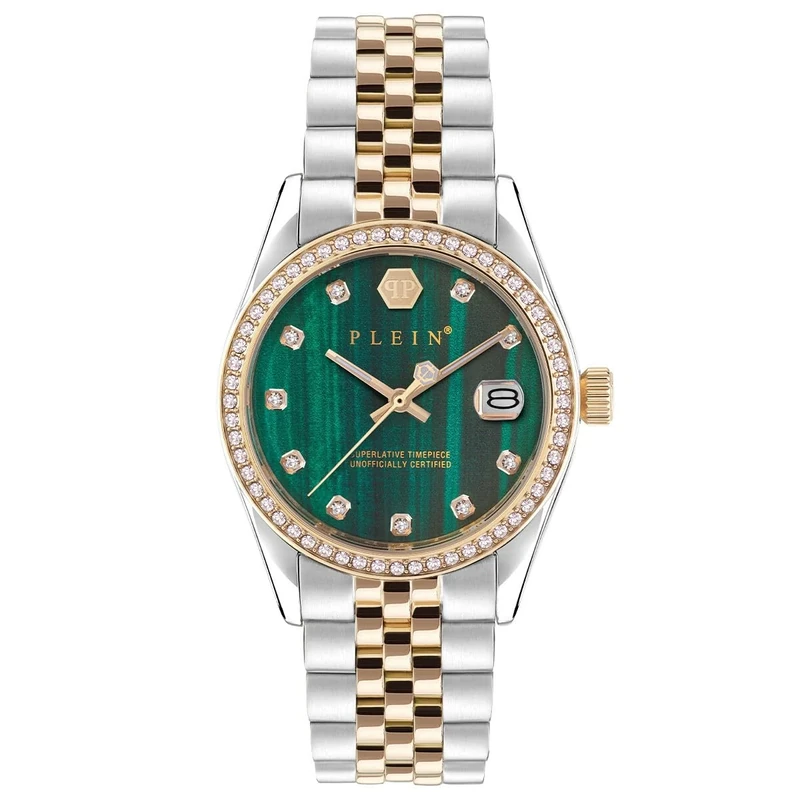 Philipp Plein Women Analogue Quartz Watch Date Superlative