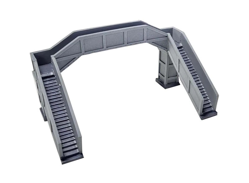 Hornby R7366 OO Gauge South Eastern Railway Footbridge - Model Railway Accessories, Miniature Diorama Scenery Train Sets - Lifelike Building Models - Scale 1:76