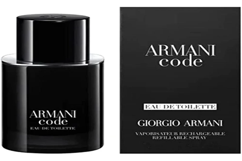 Giorgio Armani Code Eau de Toilette Rechargeable 50ml – Iconic Men’s Fragrance with Fresh Woody Notes