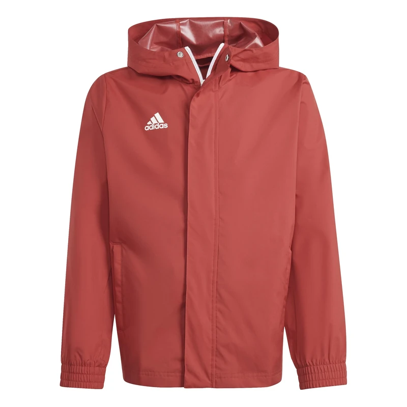 adidas Kids Entrada 22 All-Weather Jacket - Team Power Red, 15-16 yrs