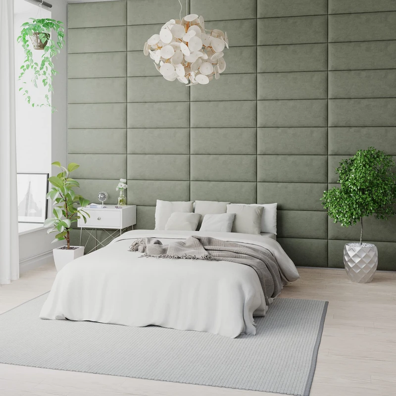 Aspire Beds EasyMount Velvet Wall Panels - Duck Egg - Pack of 4