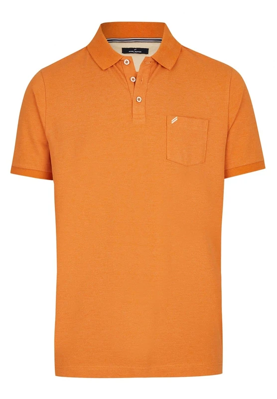 bugatti Men's 8131-45081 Polo 1:1 arm, Cognac-70, L