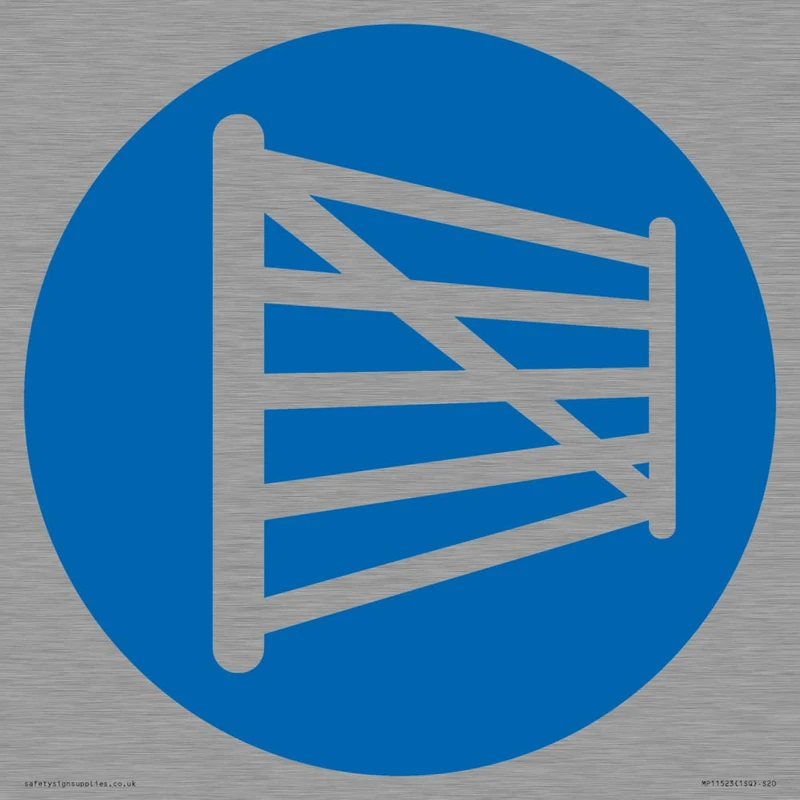 Custom Mandatory: Gate Sign - 200x200mm - S20