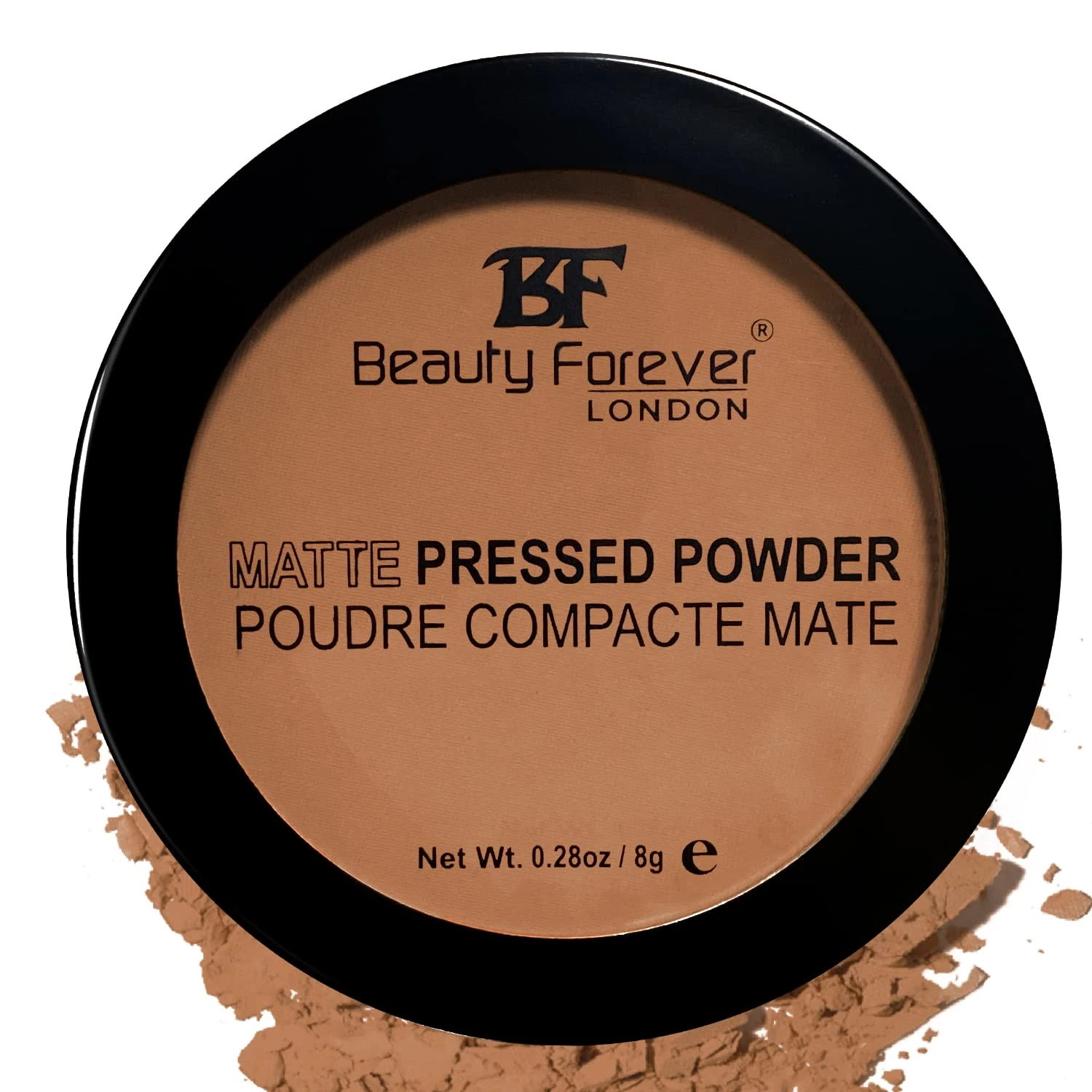 Beauty Forever Matte Pressed Powder, Oil Free & Lightweight, 8gms (10 Spice)