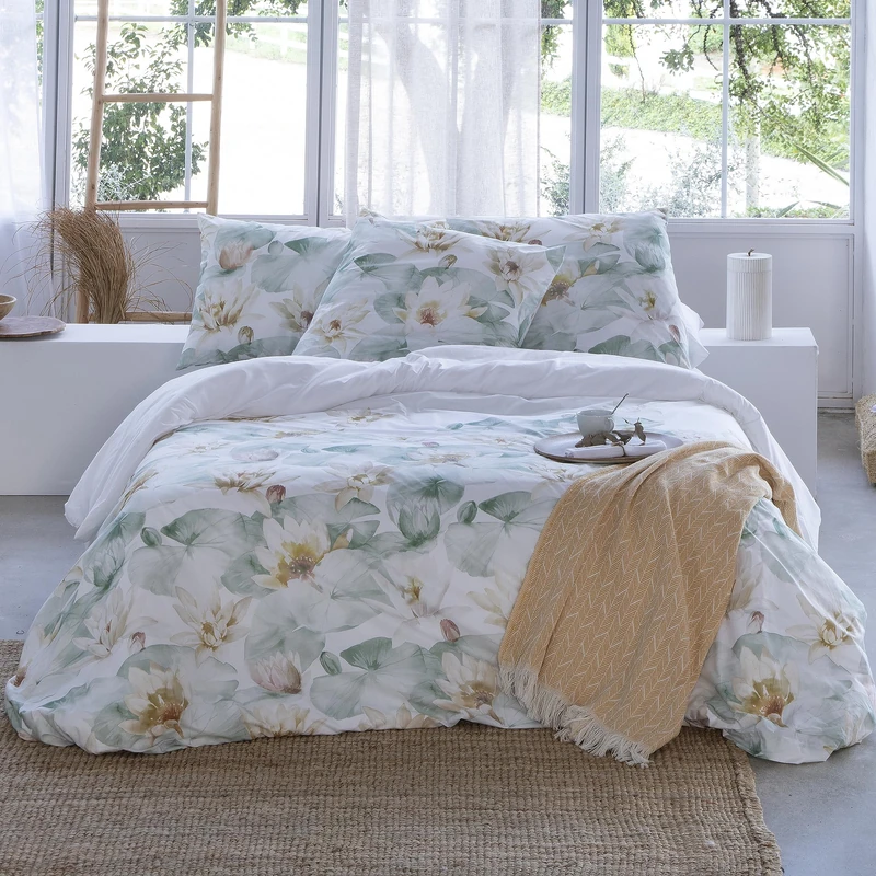 ETHERE Duvet Cover Nembar Bed 150 cm, Duvet Cover 240 x 220, 100% Cotton 200 Thread Count, Extra Soft, Closure with Hidden Buttons. - Image 1