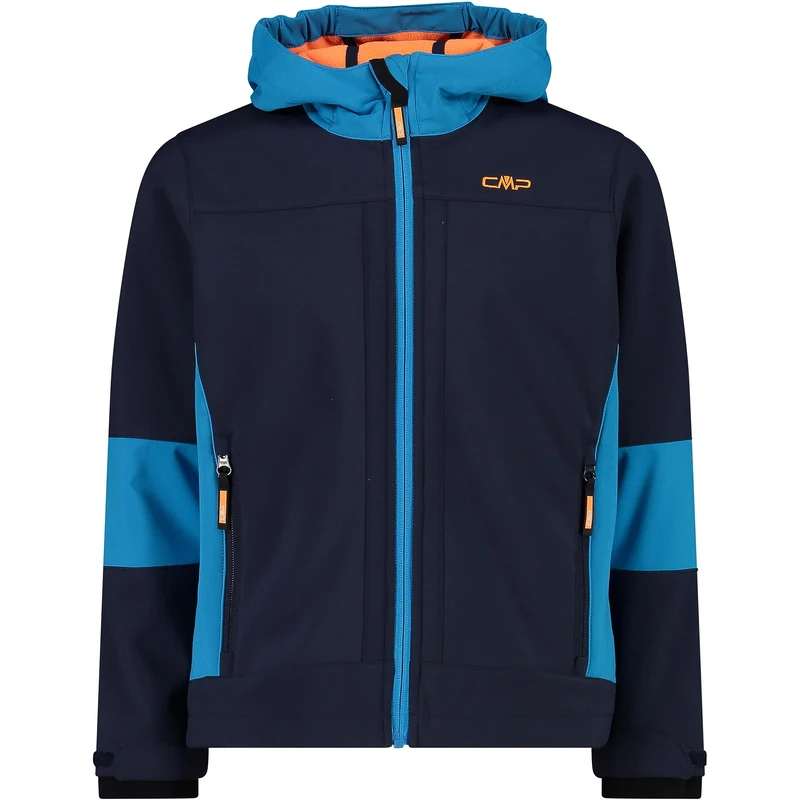 CMP - Kid Jacket Fix Hood, B.Blue-Danube, 98