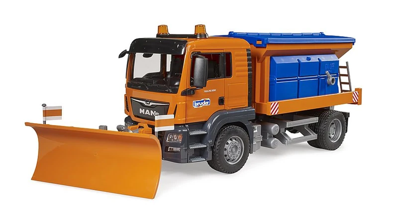 Bruder 03785 MAN TGS Winter Service Truck with Snow Plow