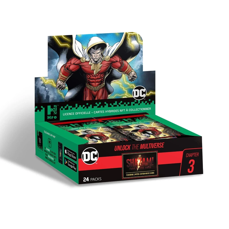 HRO | Chapter 3: Shazam, The Rage of the Gods | 24-Pack, 168 Hybrid DC Comics Collectors Cards