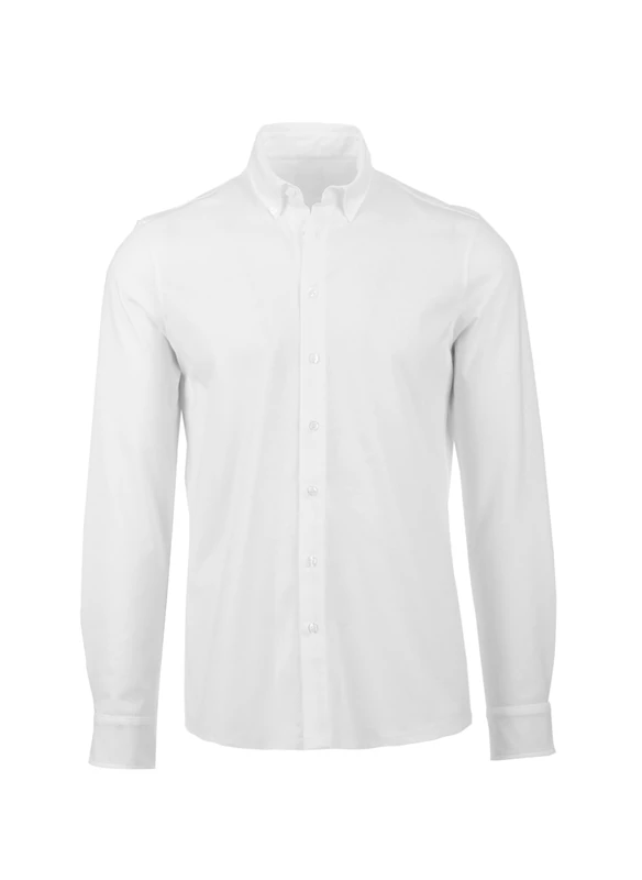 Trigema Men's Polo Shirt, White, L