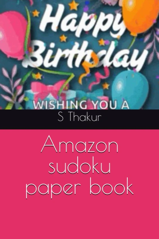 Amazon sudoku paper book