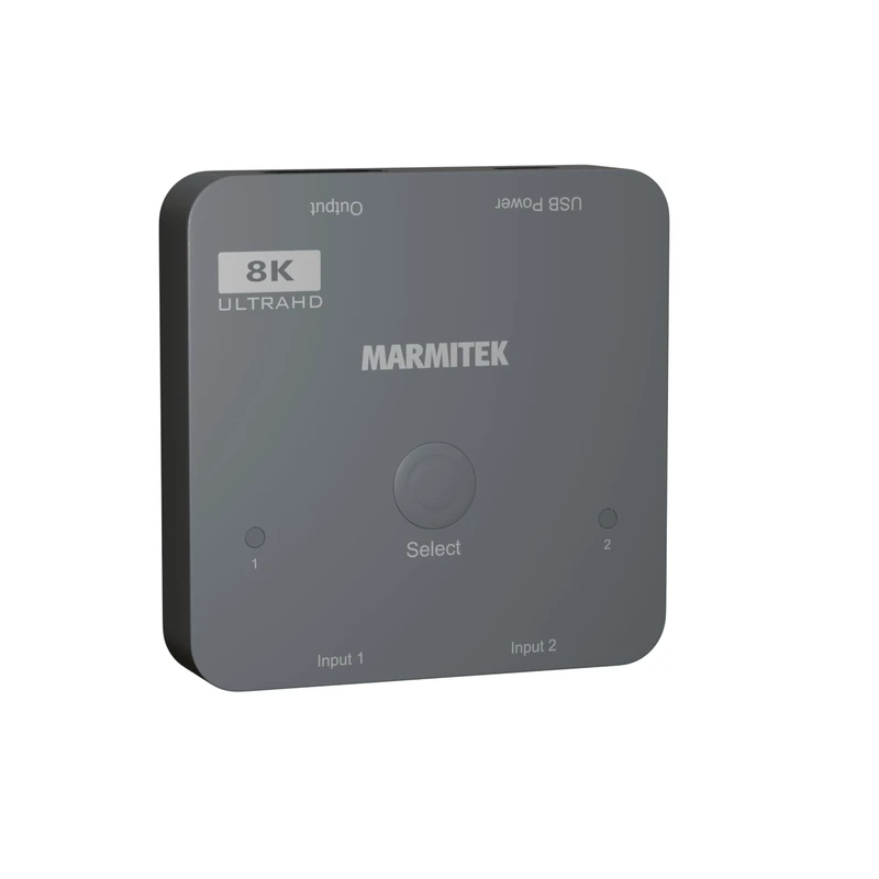 Marmitek Connect 720 - HDMI Switch 8K60-4K120 Gaming - HDMI 2.1 Switch 2 In 1 Out - 48Gbps VRR ALLM QMS QFT - Auto Switching - Dolby Vision HDR10+ - Image 1