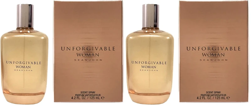 Sean John 155724Unforgivable Woman By For Women Parfum Spray, 4.2-Ounces (Pack of 2) - Image 1