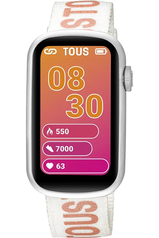 TOUS Watches t-Band Unisex Digital Quartz Watch with Nylon Bracelet 200351087