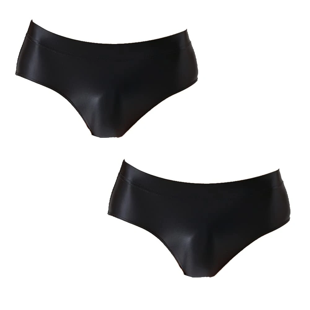 Summer Code Mens Stretchy Silky Glossy Bikini Briefs Underwear Lingerie Underpants Panties for Men