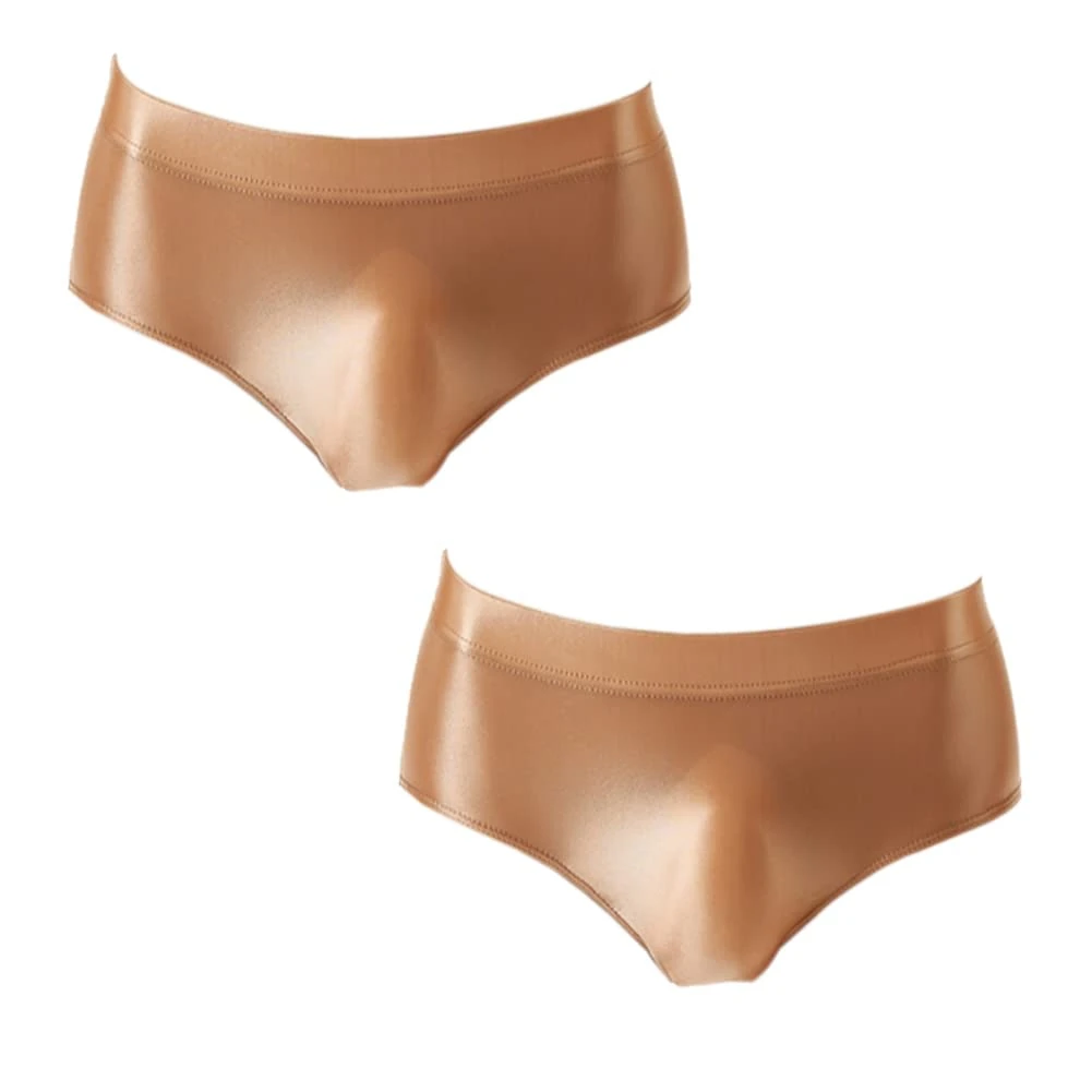 Summer Code Mens Stretchy Silky Glossy Bikini Briefs Underwear Lingerie Underpants Panties for Men