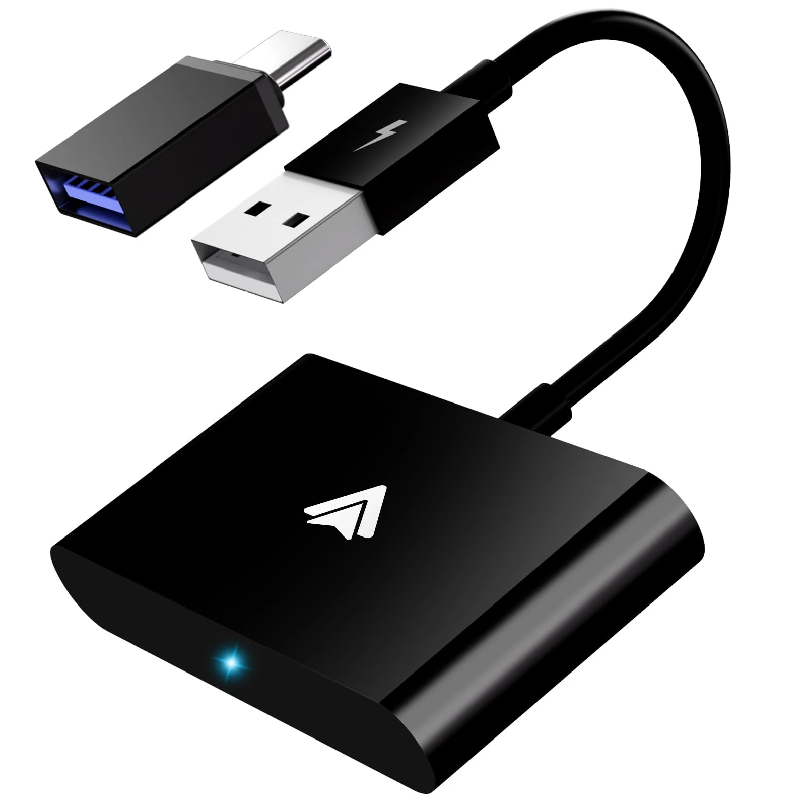 UWECAN Android Auto Wireless Adapter UK, Wireless Android Auto Converts OEM Wired to Wireless Android Auto, Compatible with Cars Producted after 2017, Plug and Play