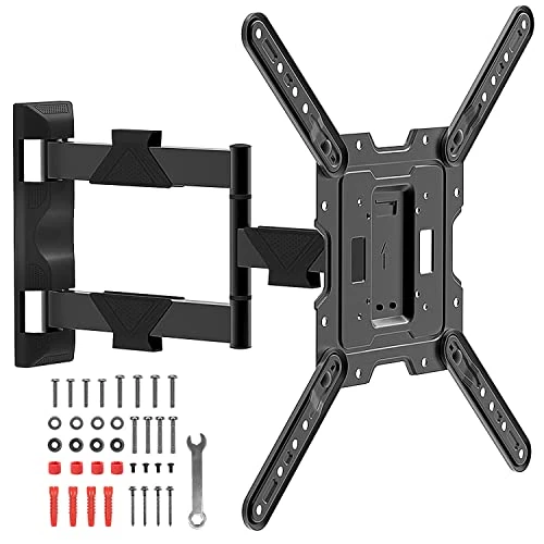 Digank TV Wall Bracket Mount for 26-55 Inch Led, Lcd, Oled, 4k Tvs Up To 30 kg - Extends, Tilts And Swivels - Vesa 400x400mm Compatible
