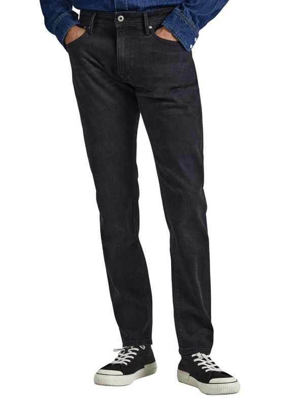 Pepe Jeans Men's Stanley, Black (Denim-XF1), 28W / 32L