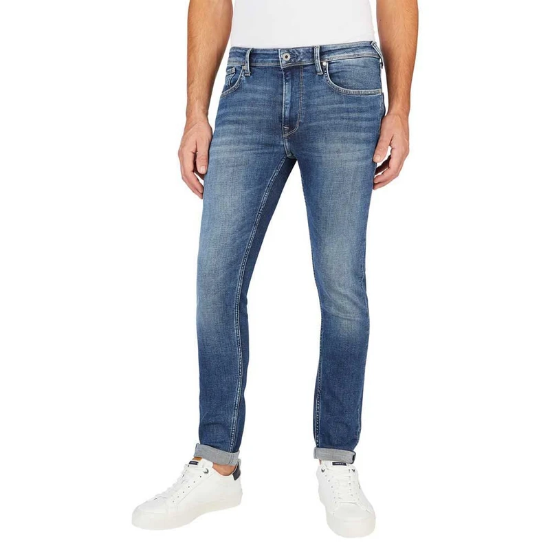 Pepe Jeans Men's Finsbury, Blue (Denim-HS6), 33W / 32L