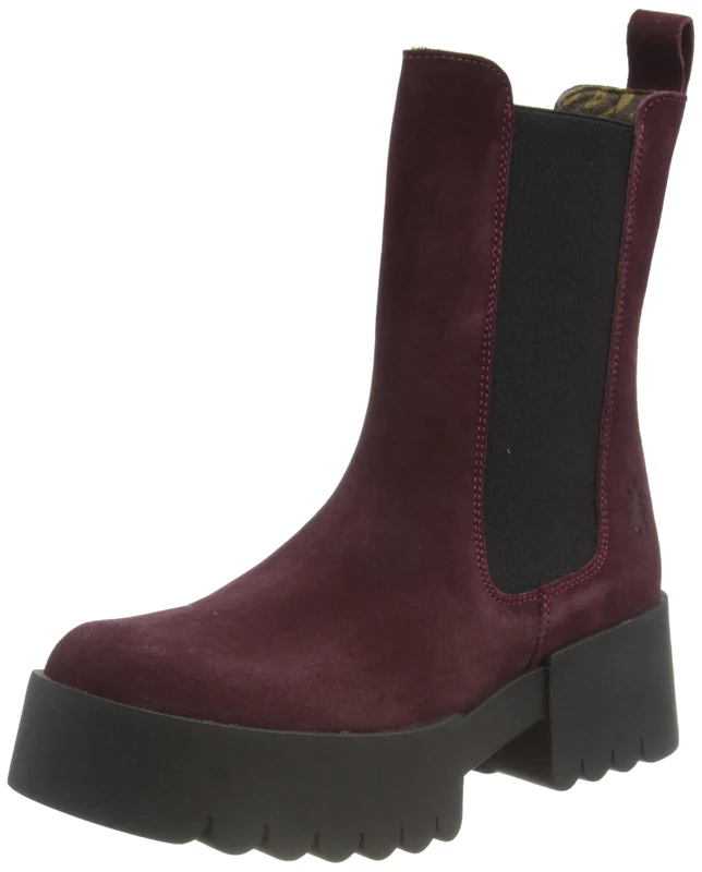 FLY London Women's EREL007FLY Chelsea Boot, Wine, 4 UK