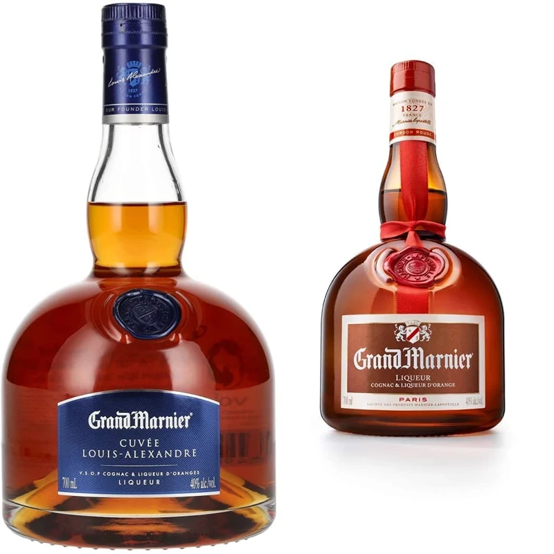 Grand Marnier - Cuvee Louis Alexandre Cognac & Orange Liqueur, 70cl & Cordon Rouge Cognac & Orange Liqueur, 70 cl