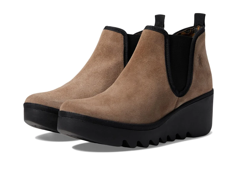 FLY London Women's BYNE349FLY Chelsea Boot, Taupe, 7 UK