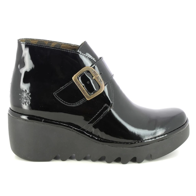 FLY London Women's BIRT397FLY Ankle Boot, Black, 6 UK