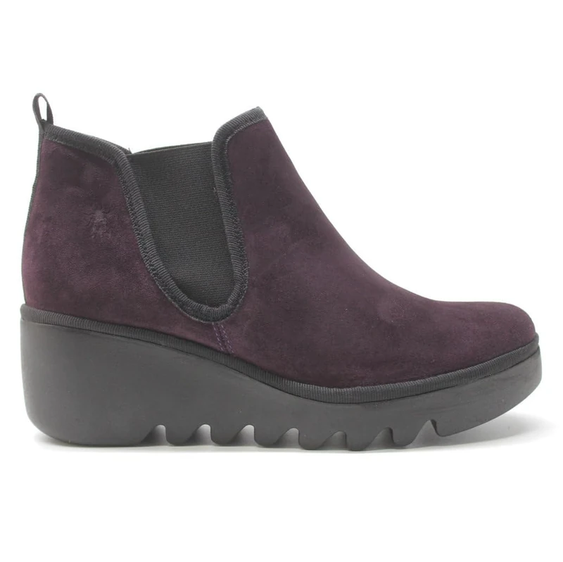 FLY London Women's BYNE349FLY Chelsea Boot, Purple, 6 UK