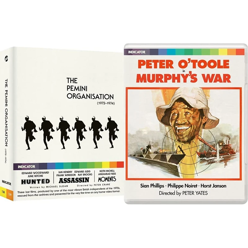 The Pemini Organisation (1972-1974) (UK Limited Edition) [Blu-ray] [2022] [Region Free] & Murphy's War (Limited Edition) [Blu-ray] [2022]
