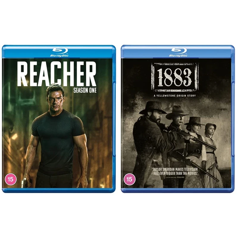 Reacher Season One [Blu-ray] [Region A & B & C] & 1883: Season One [Blu-ray] [Region A & B & C]