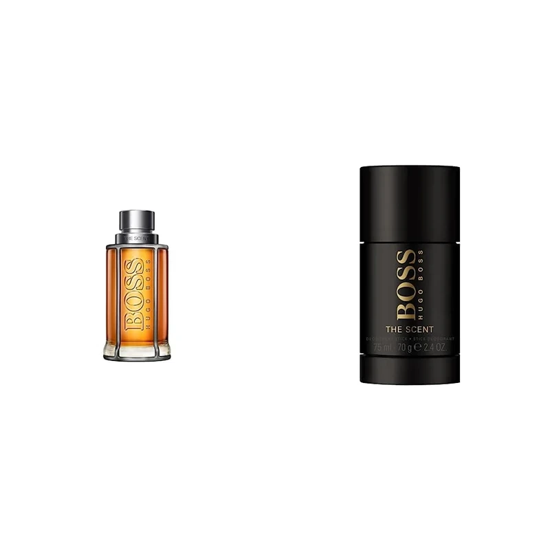 BOSS The Scent For Him Eau de Toilette 100ml Aftershave for Men & BOSS The Scent Deodorant Stick 75ml