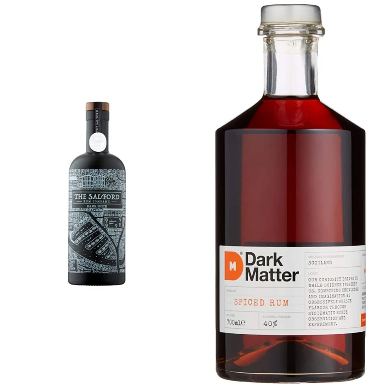 The Salford Dark Spiced Rum, 70cl & Dark Matter Spiced Rum, 70 cl - Image 1