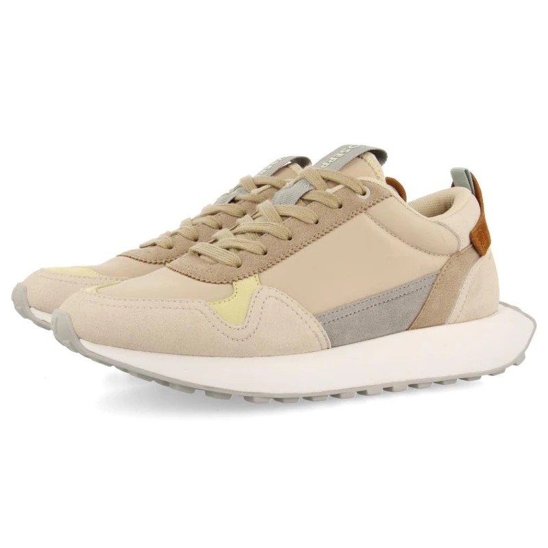 Gioseppo Men's CARLUKE Low-Top Sneakers, Beig, 5.5 UK