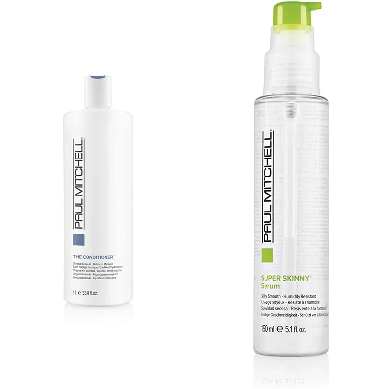 Paul Mitchell Original The Conditioner, 33.8 Fl Oz,1L & Super Skinny Serum, 150 m