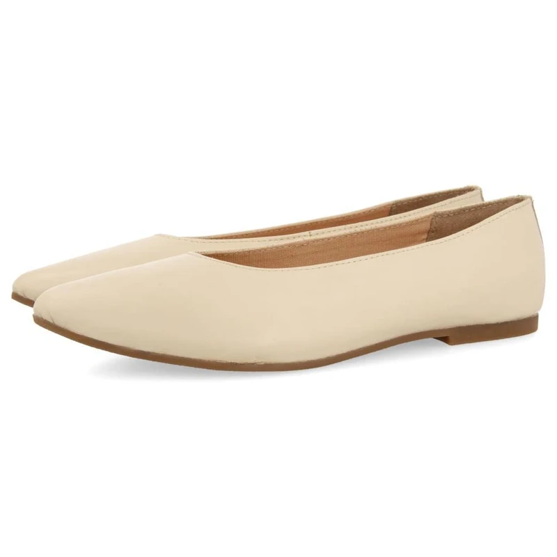 GIOSEPPO SLAGELSE, Women's Ballet Shoes, Off-White, 6.5 UK, Ivory White, 7 UK