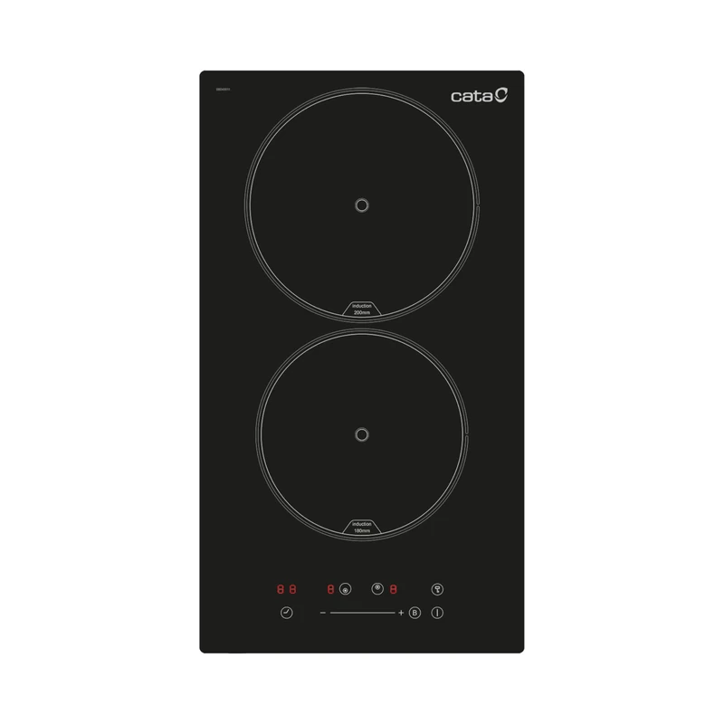 Cata ISB 3102 BK Noir Intégré 30 cm Plaque avec zone à induction 2 zone(s)